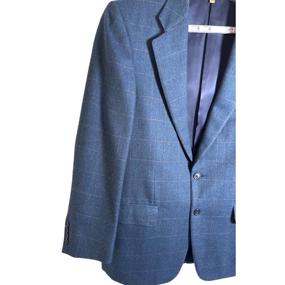 Ermenegildo Zegna Blue Wool Cashmere Taglio Escusivo Blazer Luxury‎ Jacket Sz 50 - Picture 2 of 14